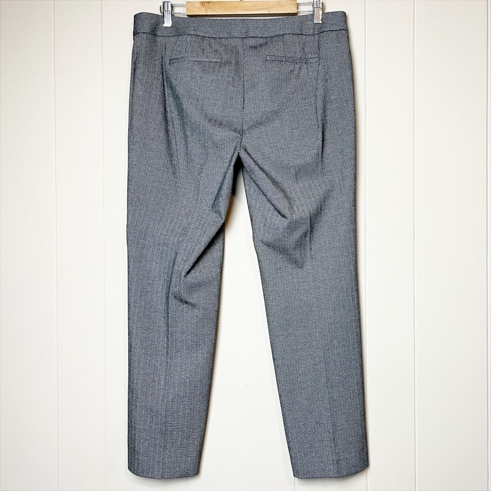 Talbots Italian Luxe Knit Herringbone Straight Leg Pants 12P 12 petite career‎ - Picture 5 of 12